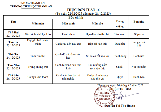 tuần 16